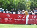 Aaron Baddeley tee shot 14th hole Australian Open