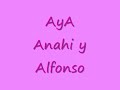 anahi y alfonso demostrando su amor