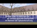 Spende für die familiengerechte Hochschule (14.12.2009)