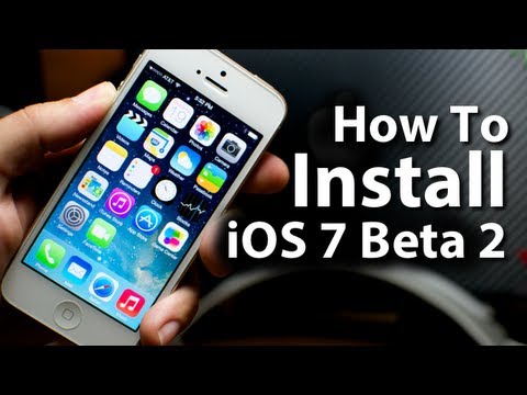 How To Install iOS 7 Beta 2 On iPhone5/4S/4 - iPod Touch 5G - iPad 2/3/4/Mini
