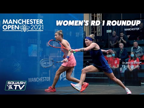 Squash: Manchester Open 2021 - Women's Rd 1 Roundup