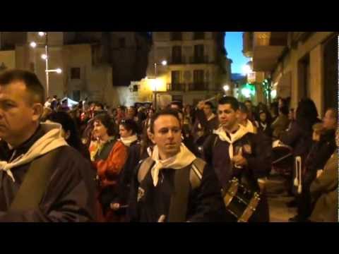Desfile de Tobarra en la Exaltación de Tambor y Bombo de Alzira