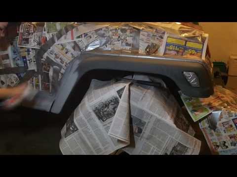 how to paint tj fender flares
