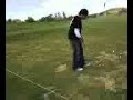 Micah golfing