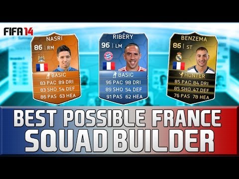 BEST POSSIBLE FRANCE TEAM! - ft TOTY RIBERY! - WORLD CUP Squad Builder - FIFA 14 Ultimate Team
