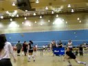Peppering with sister at my tournament Peppering with sister at my tournament