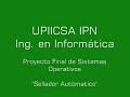 UPIICSA - Sellador Automático