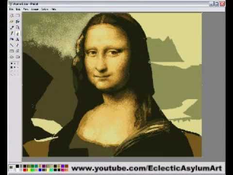 how to draw mona lisa