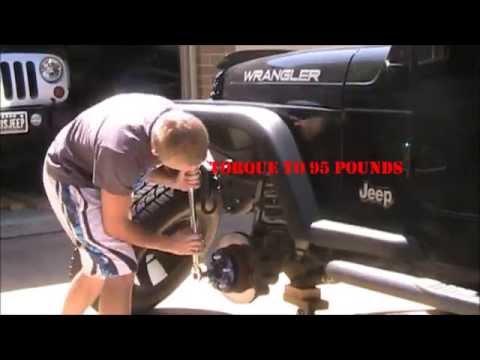 how to fit jk wheels on tj
