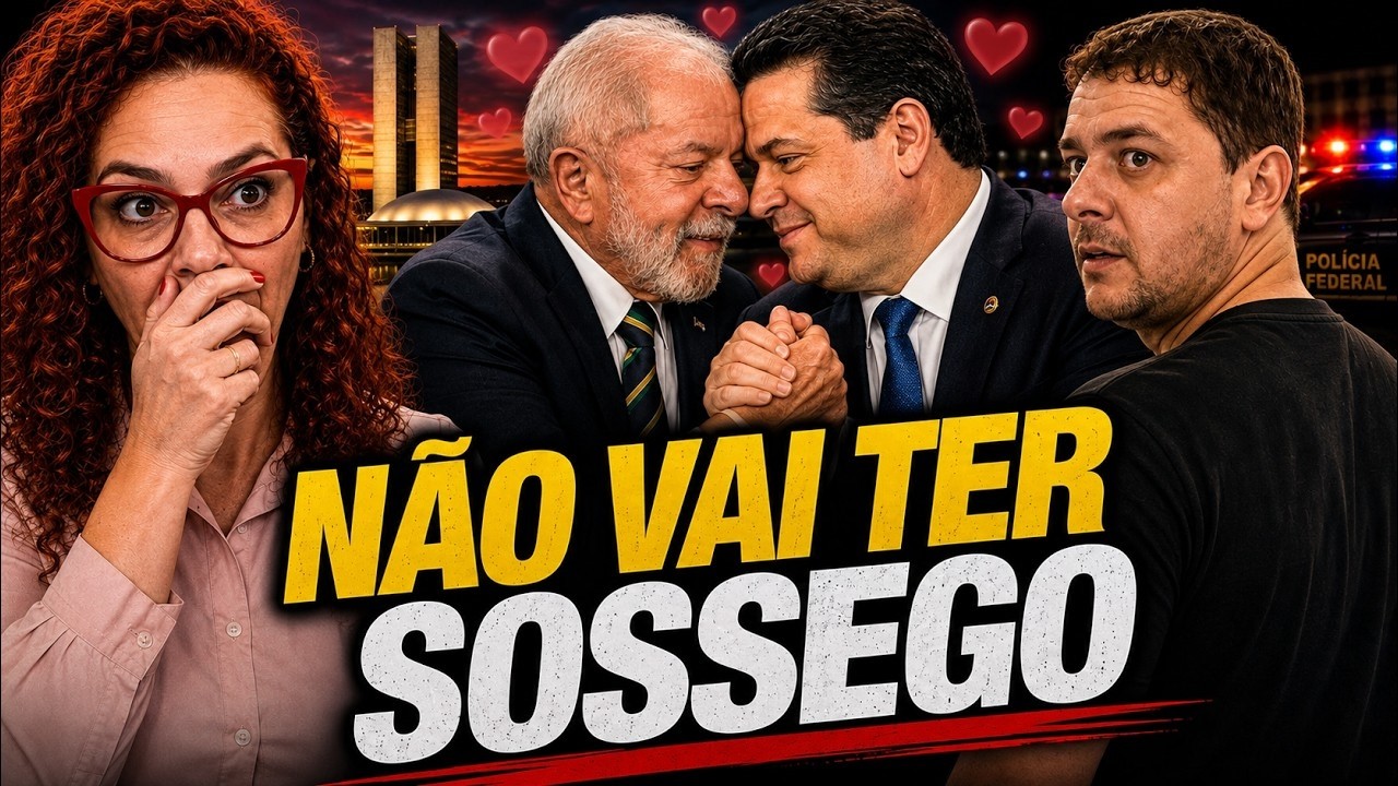 LULA E ALCOLUMBRE TROCAM JURAS DE AMOR e a PF chega para ESTRAGAR A FESTA