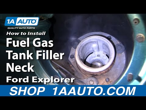 How To Install Replace Fuel Gas Tank Filler Neck Ford Explorer Mountaineer 97-03 1AAuto.com