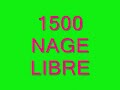 NATATION 1500 nage libre