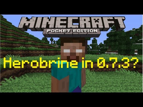 how to spawn herobrine in minecraft pe v.0.7.3