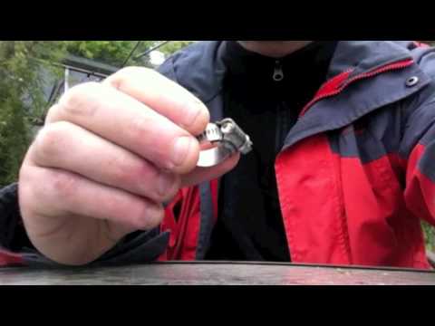 how to fasten a jubilee clip