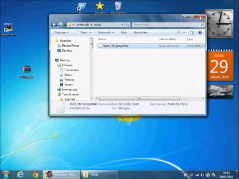Minecraft 1.1 (How To Install TNT-MOD)