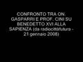 Confonto tra On. Gasparri e Prof. Cini