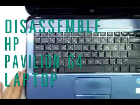 how to open hp g series laptop