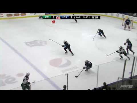 Brock Faber - Goal v. Cedar Rapids (Feb. 21, 2020)