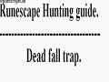 runescape hunting guide part 3 deadfall traps