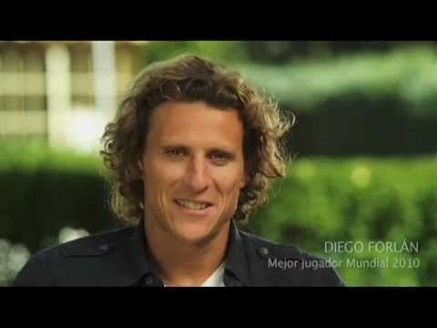 Diego Forlán, el mejor jugador del Mundial.