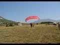 Fourteen years old fly a paratrike
