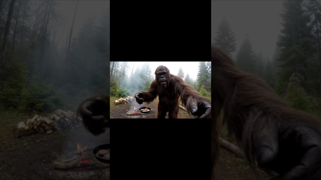 Bigfoot VLOG. Cooking burgers 🍔 #bigfoot