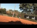 Tenis desplazamientos saque volea reves