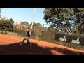 Tenis desplazamientos saque volea reves