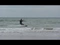 Ben underpowered backmobe practice kitesurf Ben underpowered backmobe practice kitesurf