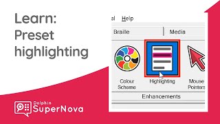 Learn SuperNova: Preset Highlighting