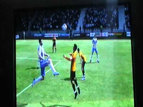 crazymonkey2007 - Player gets taken out by a kung fu kick in a game of FIFA12.