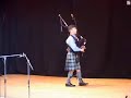 Champion Bagpiper Jori Chisholm in Scotland