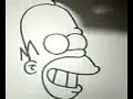 How to draw Homer Simpson