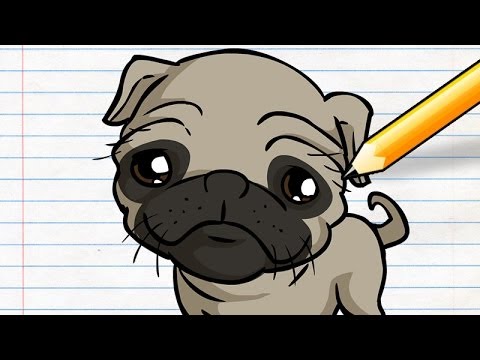 how to draw pugs