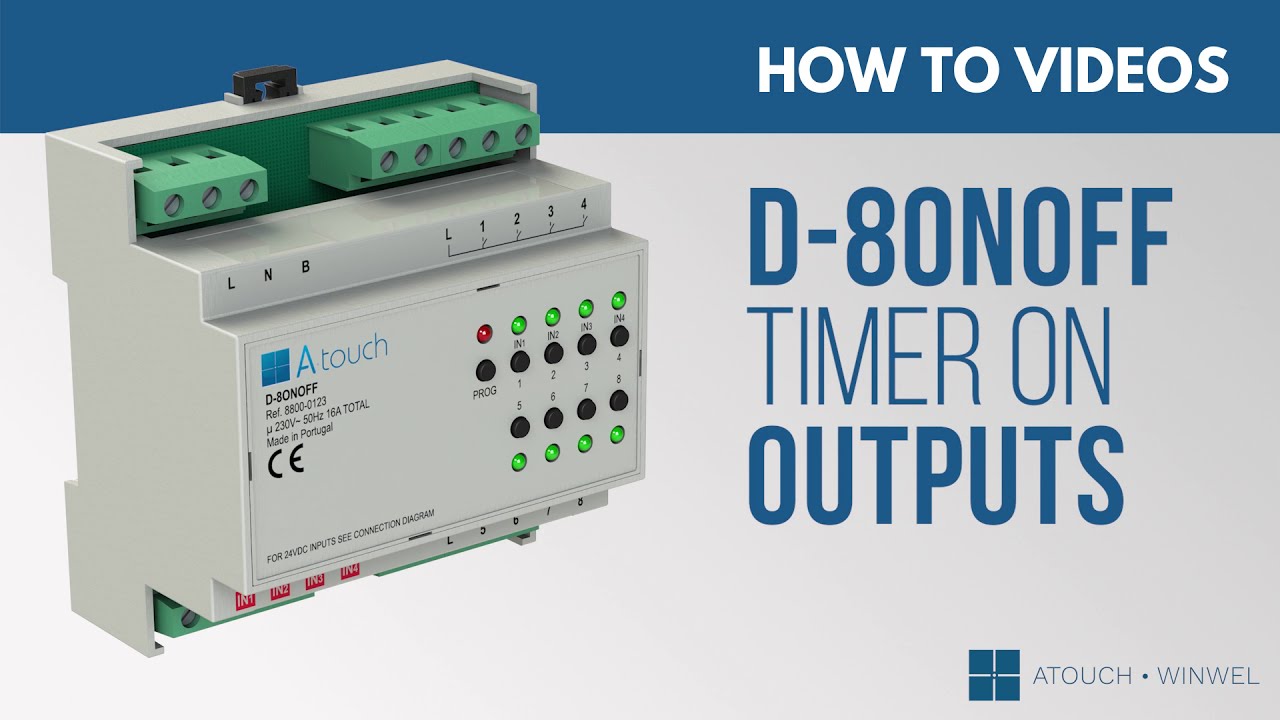 Como definir um temporizador nas saídas