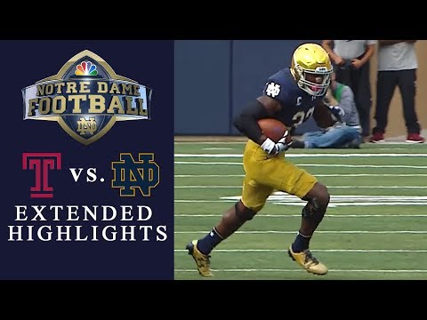 Video: Temple vs. Notre Dame I EXTENDED HIGHLIGHTS