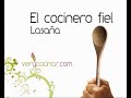 Lasaña - Receta de Cocina