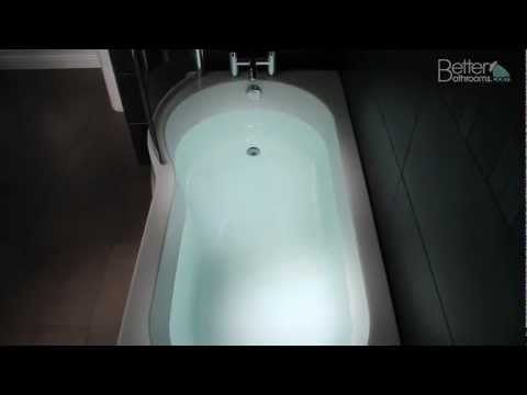 how to fit a p shaped bath panel