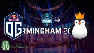 OG vs KGN - Game 2 - ESL One Birmingham 2018 - Europe Qualifier