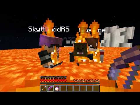 Minecraft Minigame: T.N.T. Bow Spleef w/ Skydoesminecraft, JeromeASF, and Shine