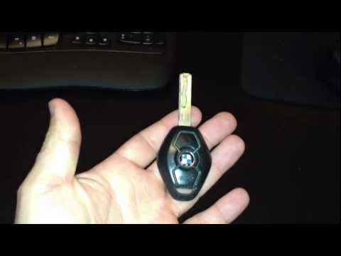 how to change the battery in a bmw key