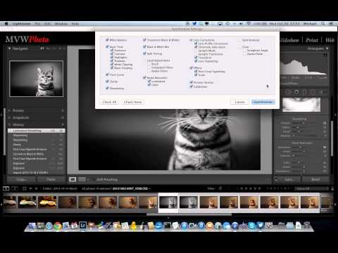 how to sync edits in lightroom