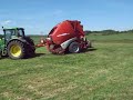Baling with JD and Welger