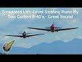 P40 Kittyhawks At Low Altitude