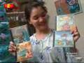 Mel and Joey - Nadine Samonte with her Stitch Collection