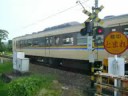 下田踏切で撮るサンパチ