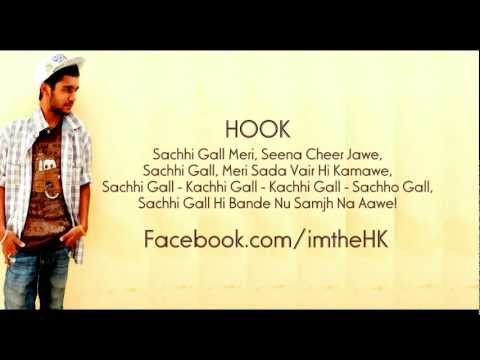 The 'hk' - Sachhi Gall (w/Lyrics) (Punjabi Rap 2012)