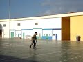 Golpe doloroso patinando