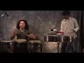 Cuban percussionists, Marvin Diz and Yoel Del Sol