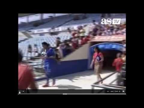 Presentaci&oacute;n de Miguel Torres en el Getafe